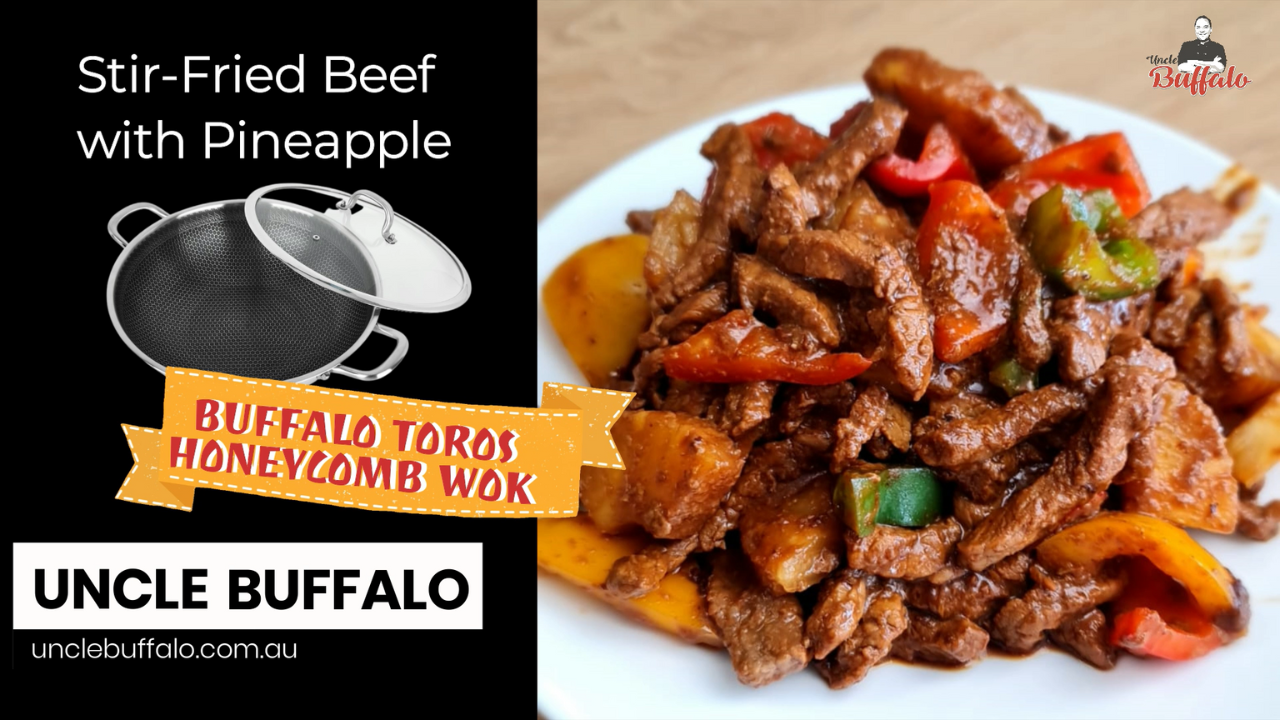 Stir-fried Beef with Pineapple (With cooking video)