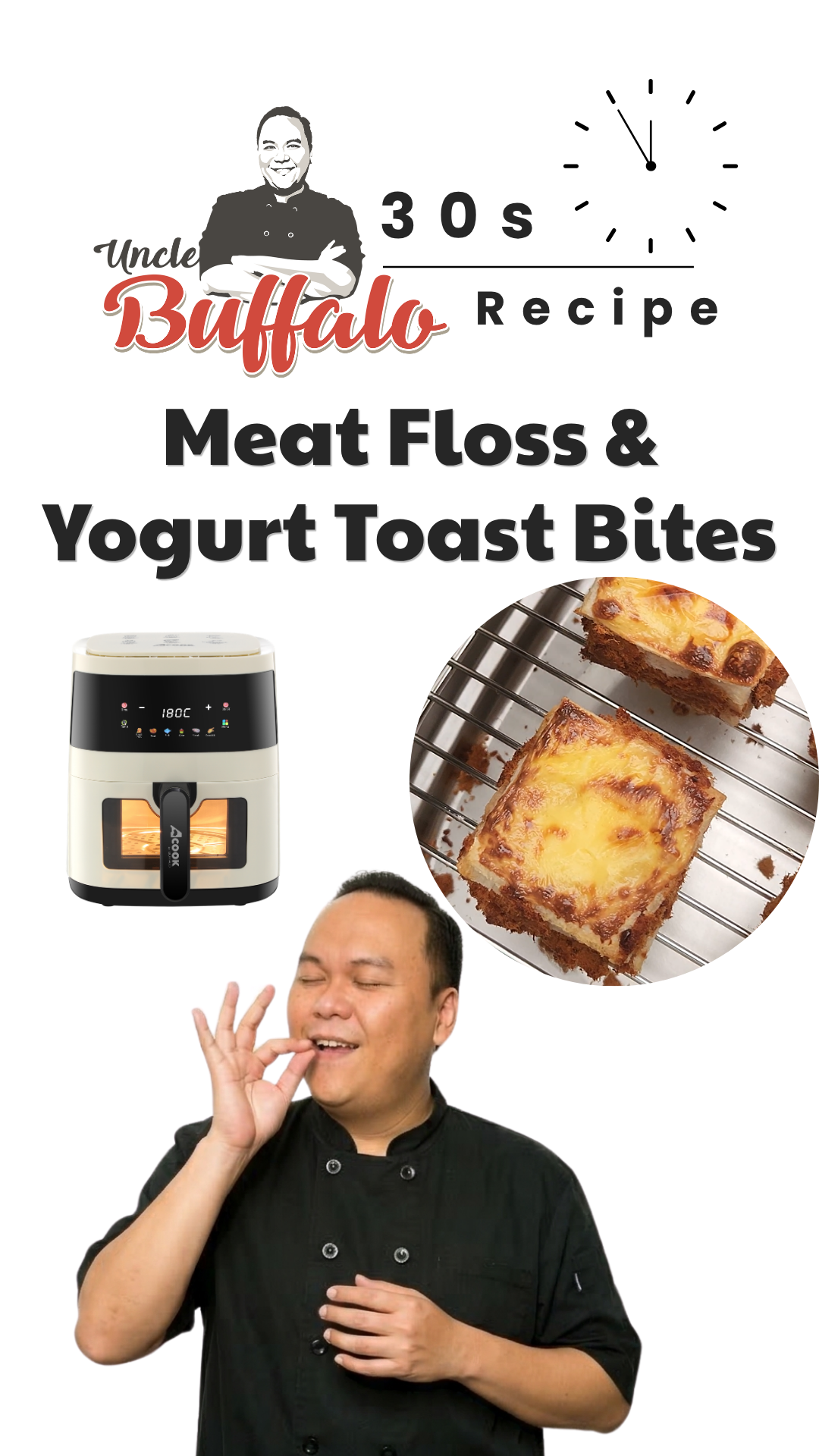 Meat Floss & Yogurt Toast Bites