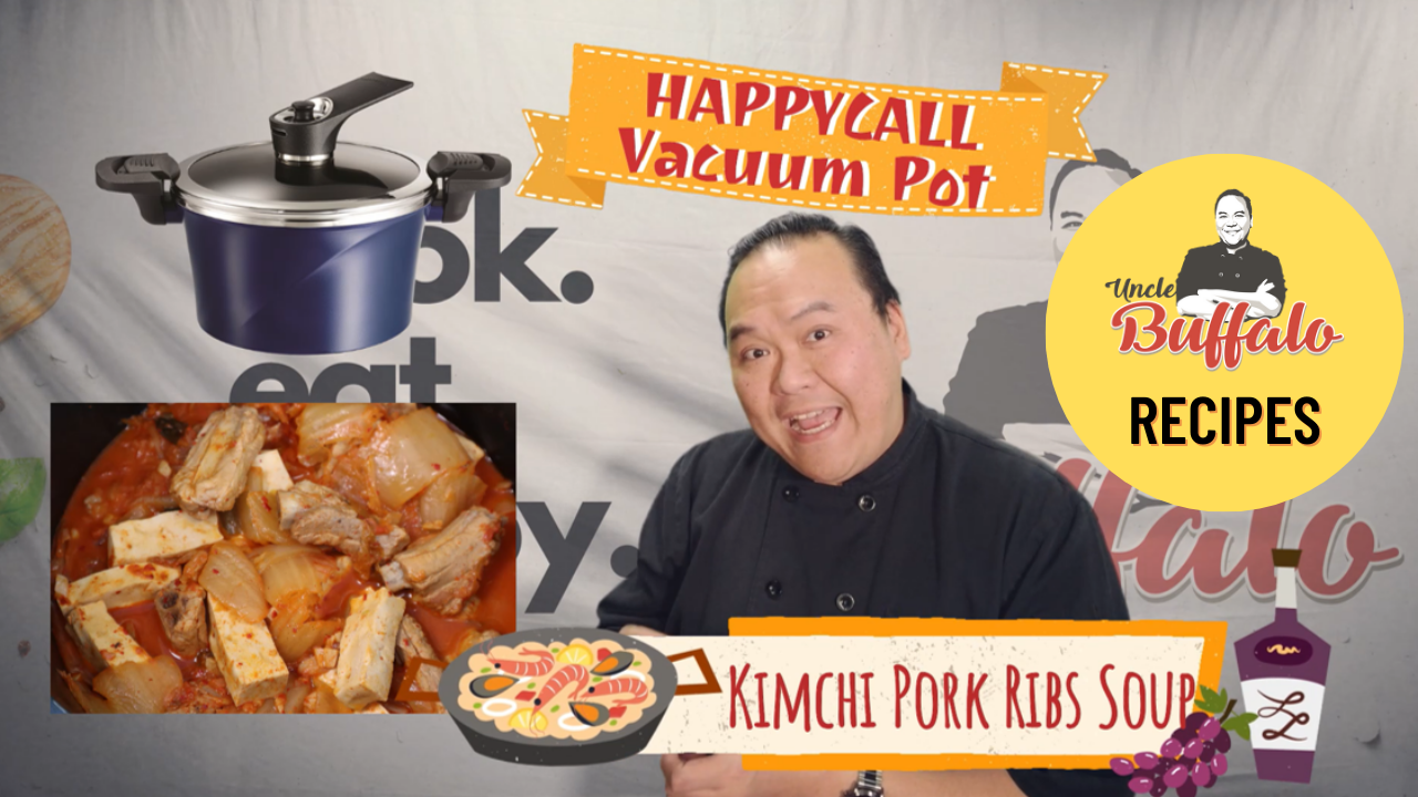 Kimchi Pork Ribs Soup (with cooking video)