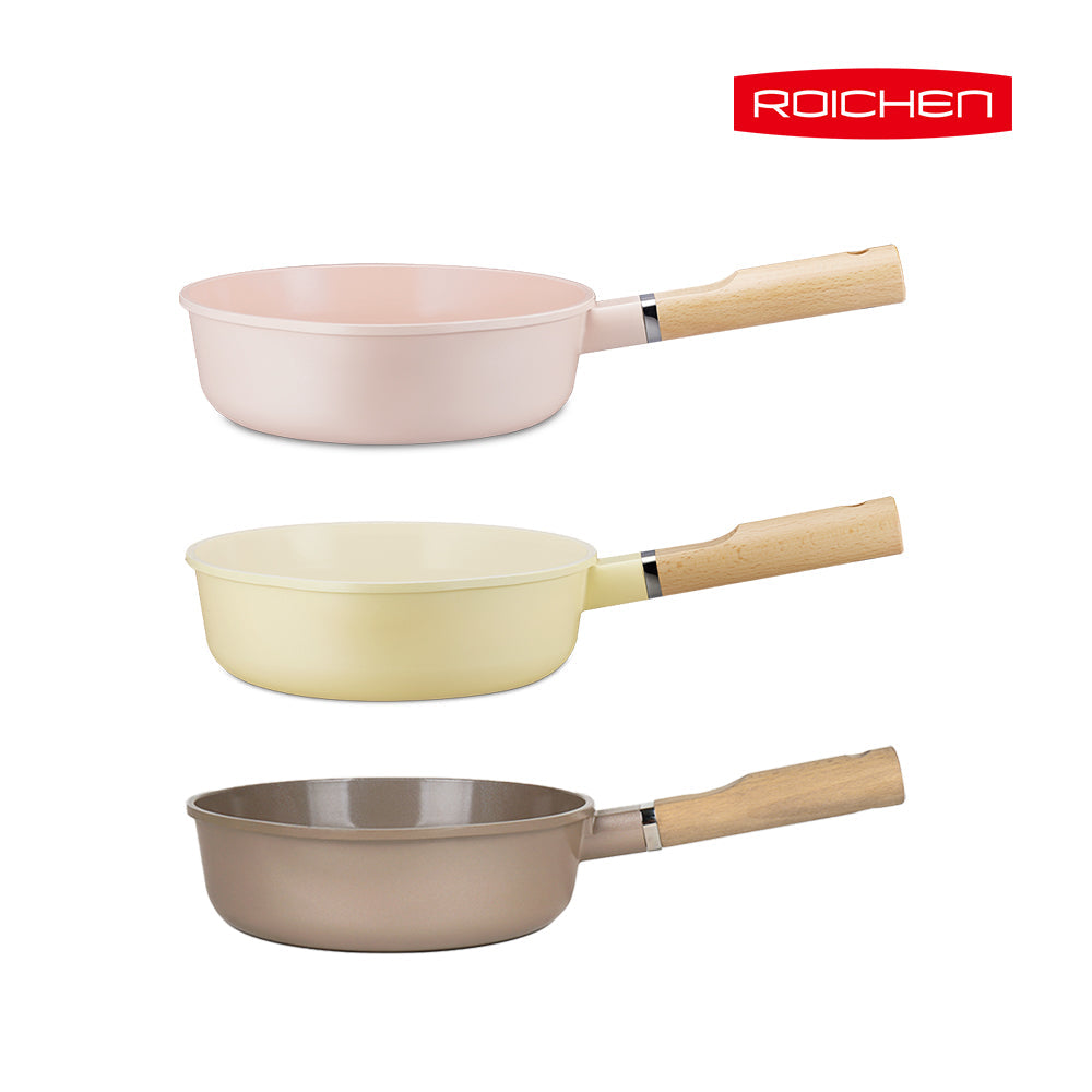 ROICHEN Ceramic IH Sauce Pot 20cm Marsh Yellow Made in Korea