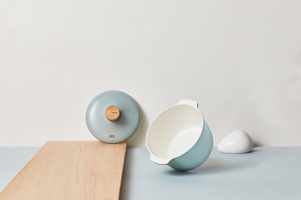 Happycall ZIUM IH Ceramic Non-stick Stock Pot Green 20cm