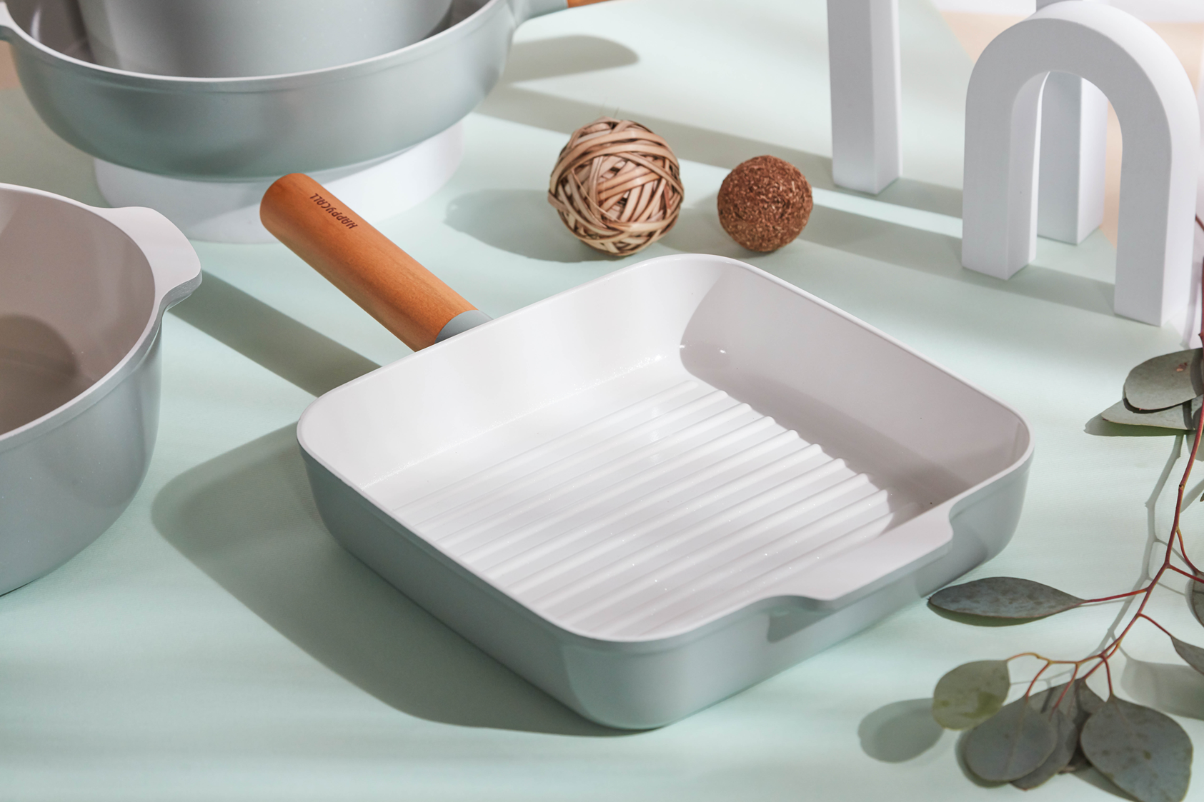 Happycall ZIUM IH Ceramic Non-stick Grill Pan 22cm