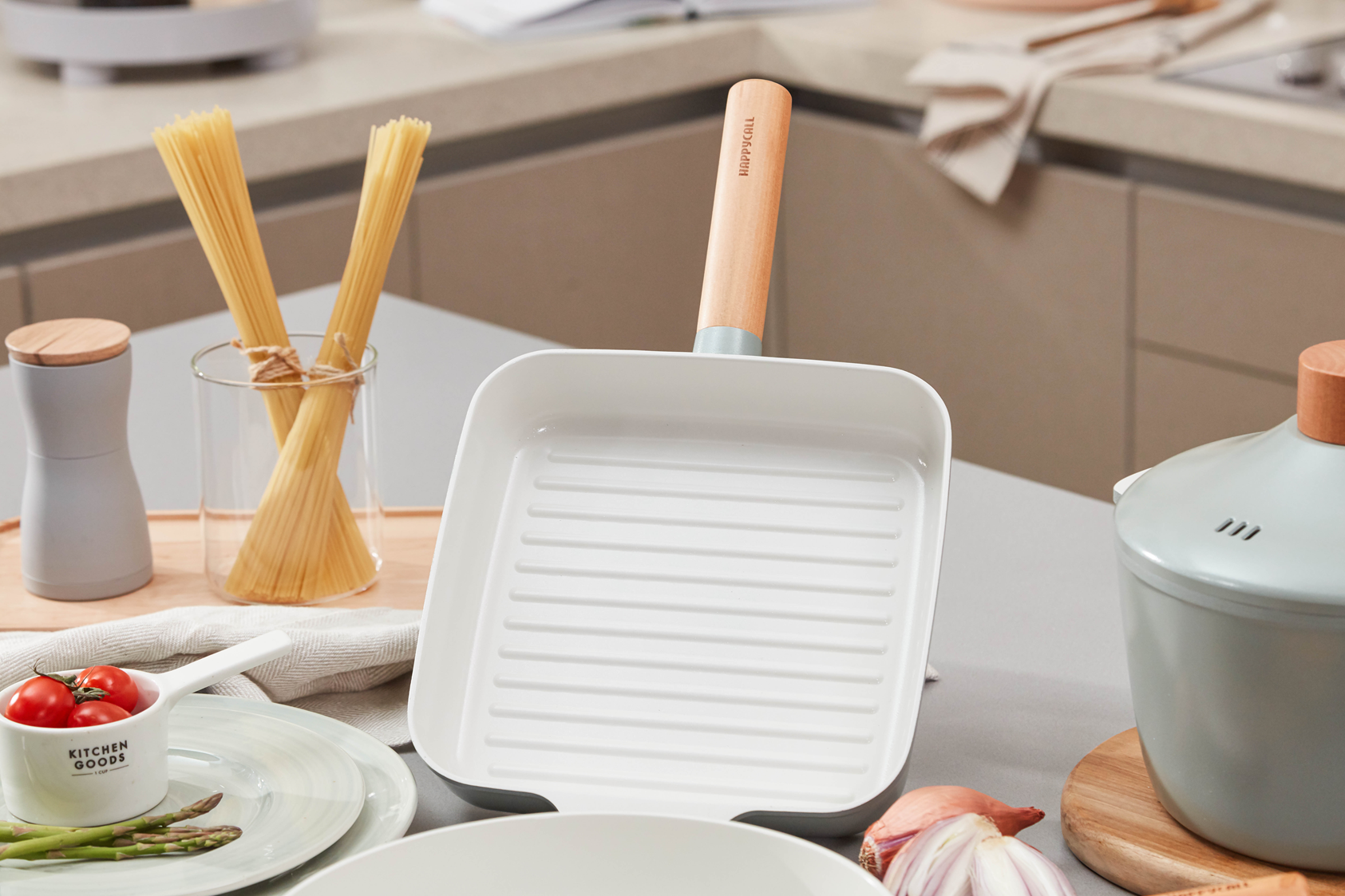 Happycall ZIUM IH Ceramic Non-stick Grill Pan 22cm