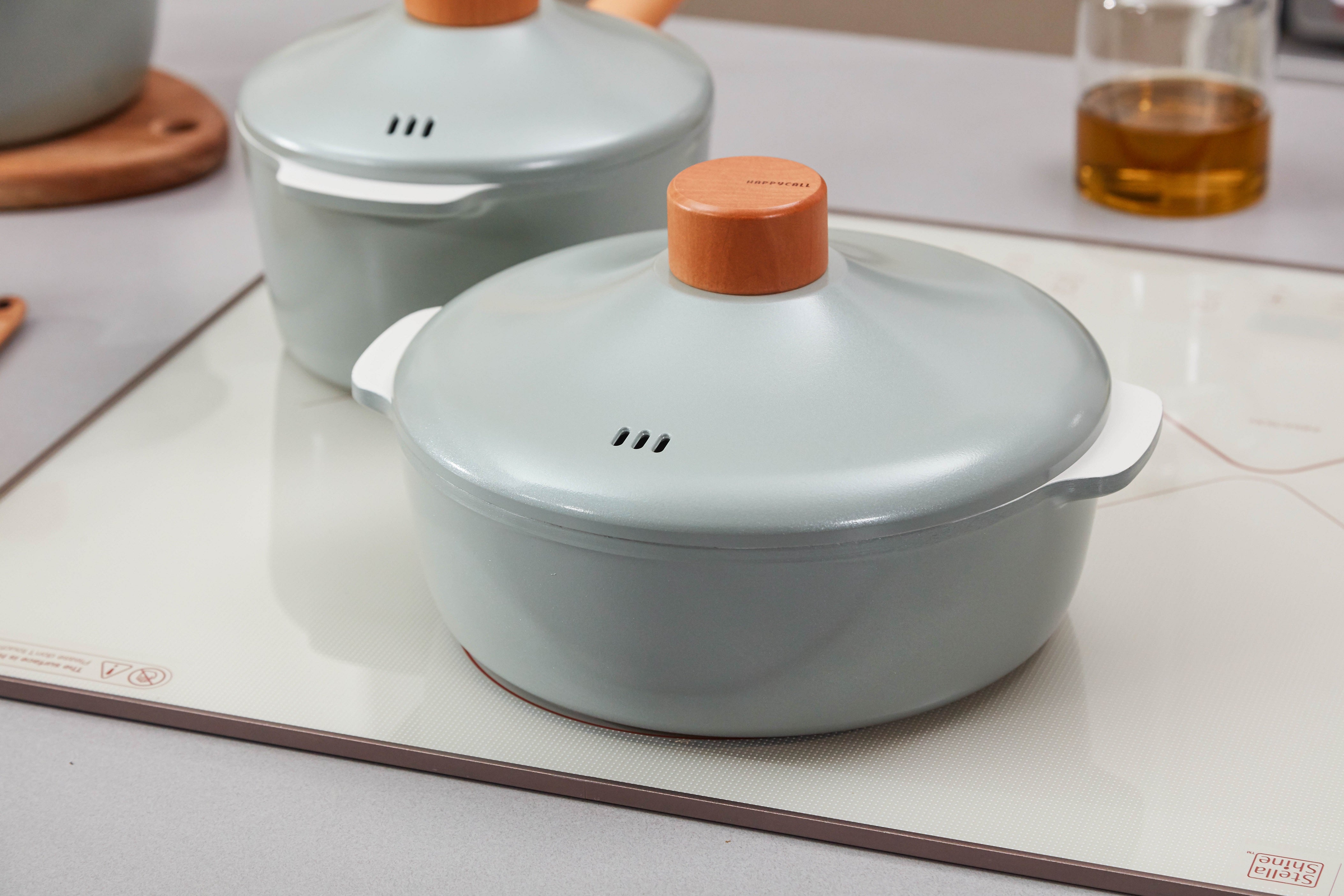 Happycall ZIUM IH Ceramic Non-stick Cookware Set Sauce Pot and Casserole