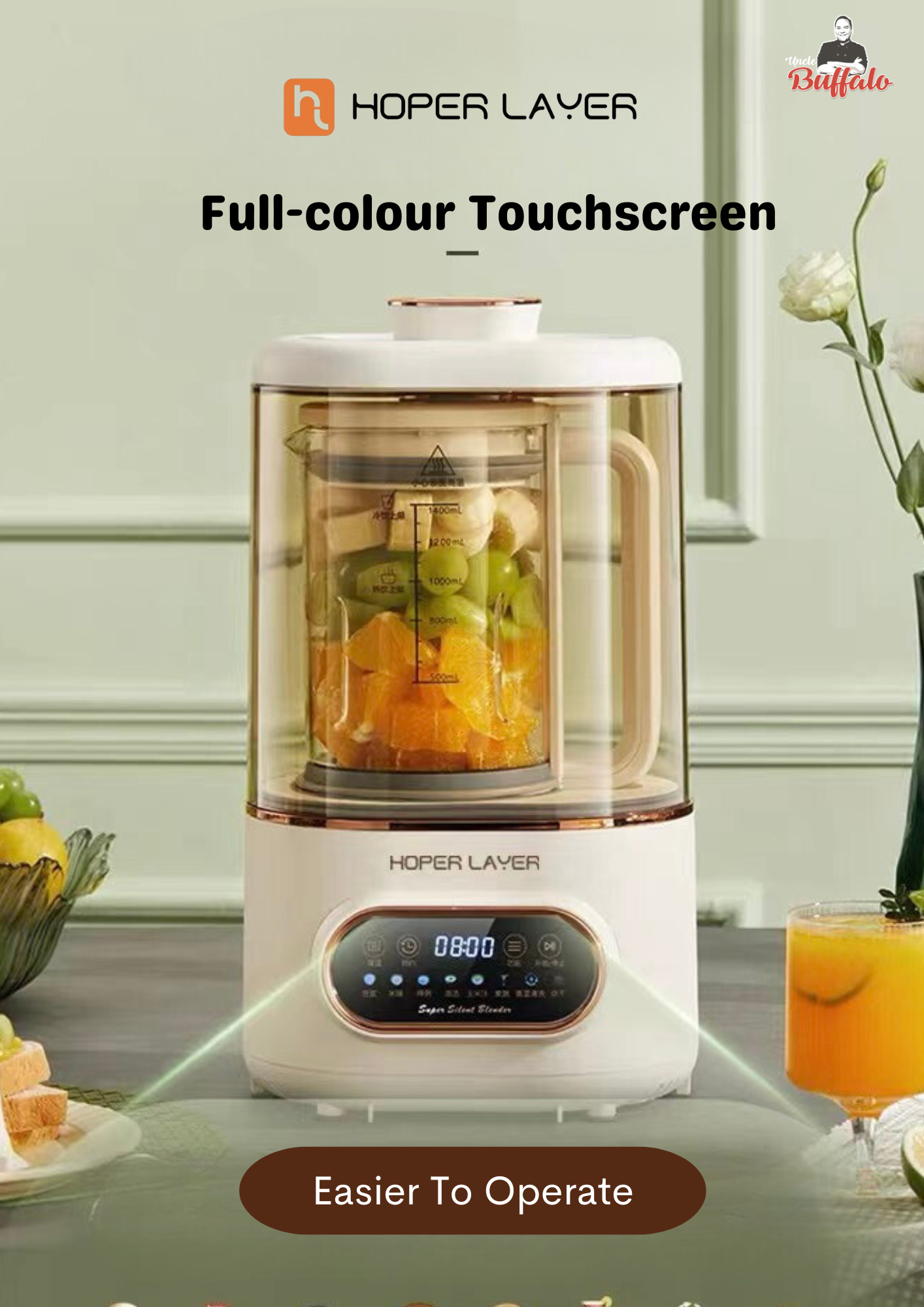 Hoper Layer Soymilk Maker Power Blender Food Processer