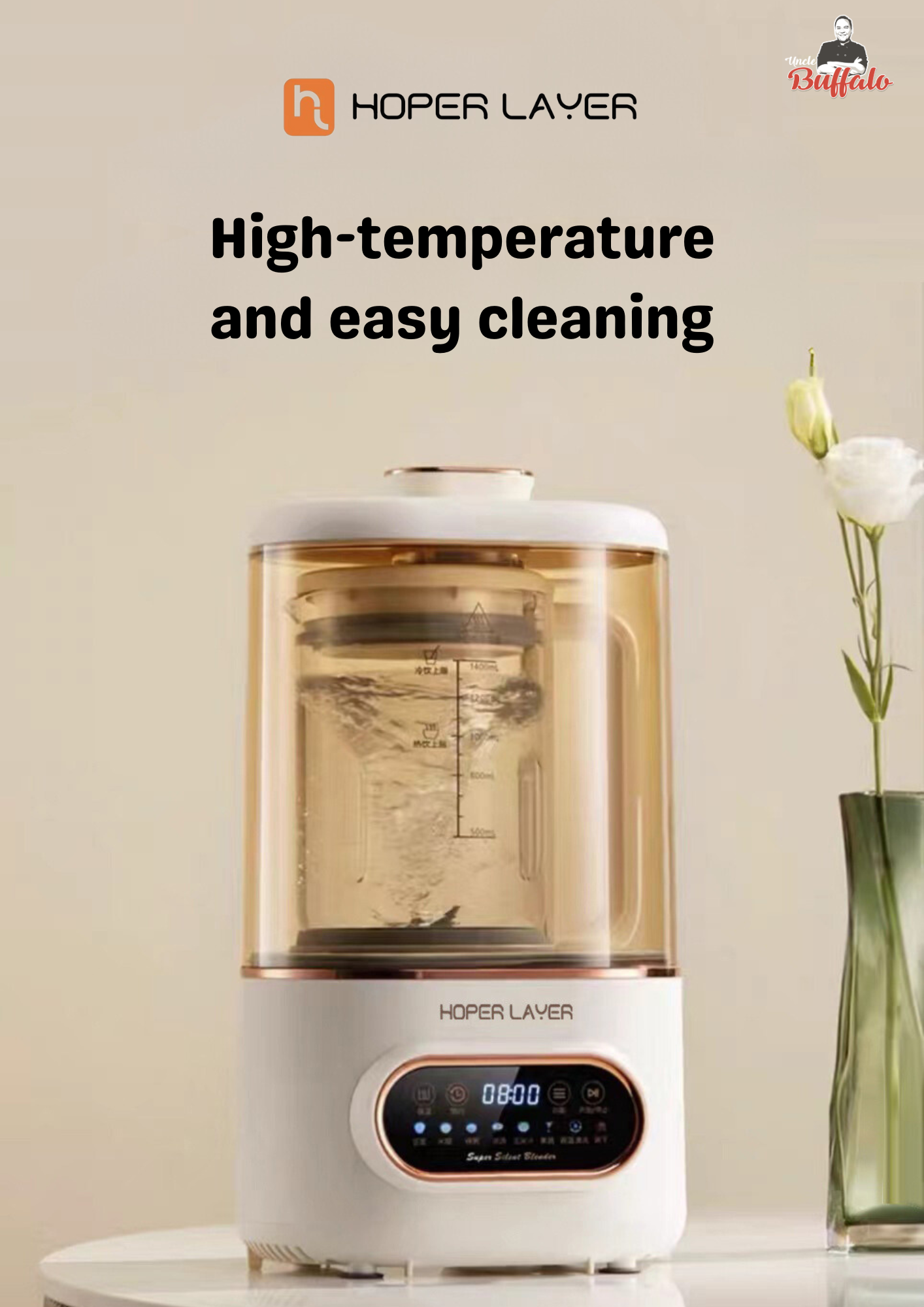 Hoper Layer Soymilk Maker Power Blender Food Processer