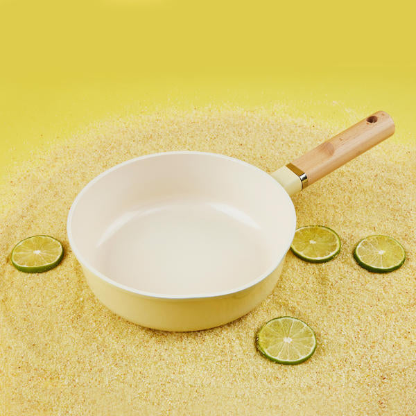 ROICHEN Ceramic IH Sauce Pot 20cm Marsh Yellow Made in Korea