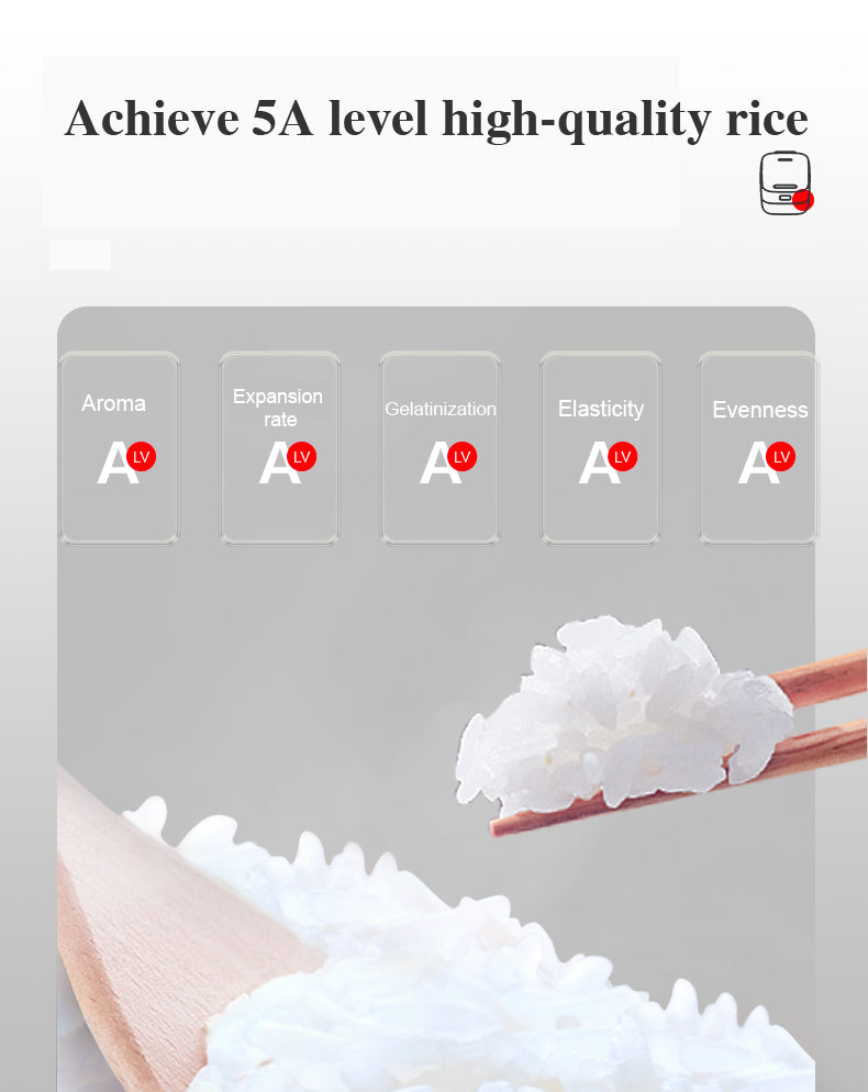 Hoper Layer IH Stainless Steel Rice Cooker 4L (8 Cups)