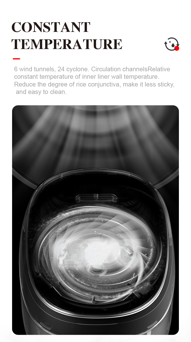 Hoper Layer IH Stainless Steel Rice Cooker 4L (8 Cups)