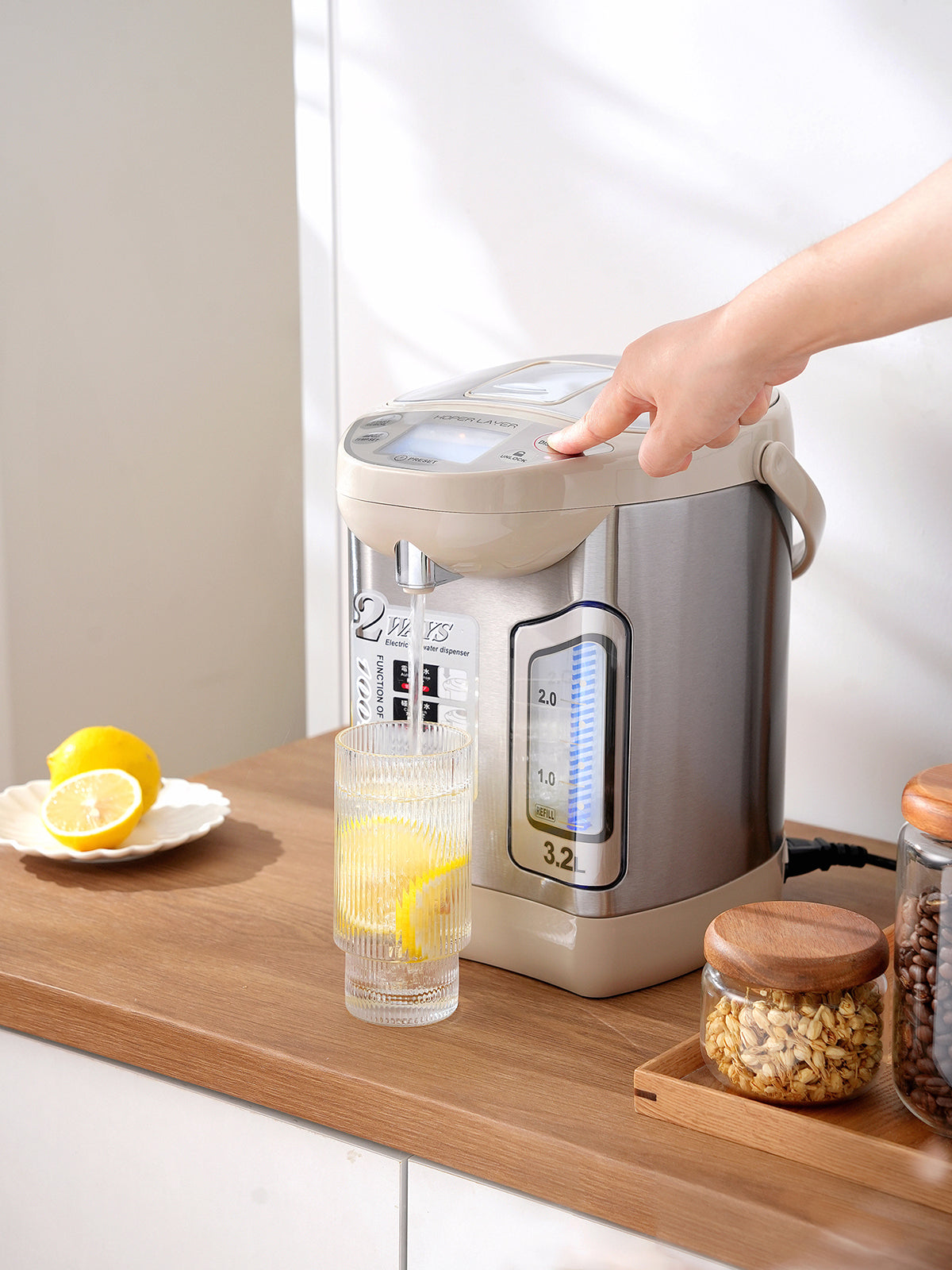 Hoper Layer 3.2L Electric Hot Water Dispenser