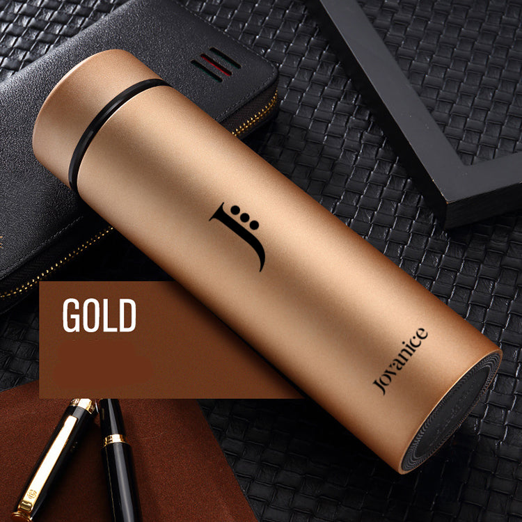 JOVANICE Stainless Steel Vacuum Flask 480ml - GOLD