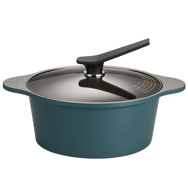 Happycall IH Onde Ceramic Pot - 28cm (6.3L) Ocean Green