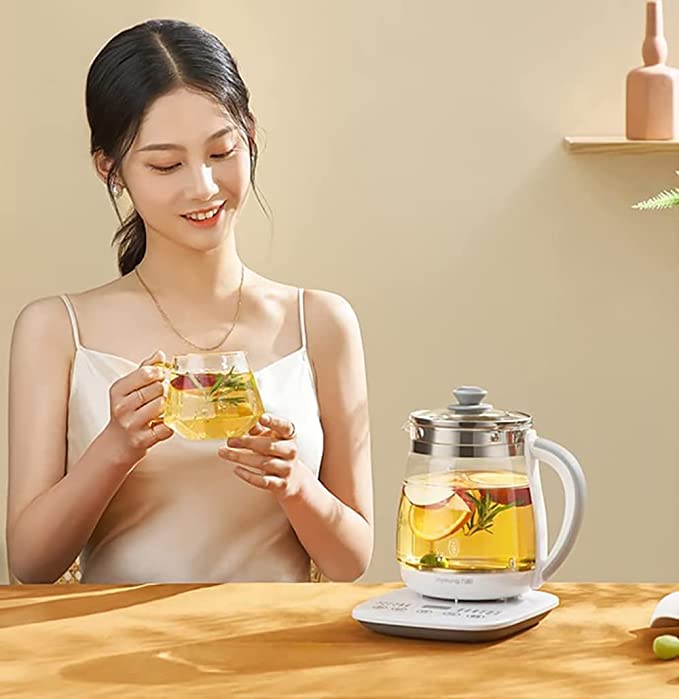 Joyoung Electric Glass Kettle Water Boiler Multiple Cooking Boiling Bottle 1.5L