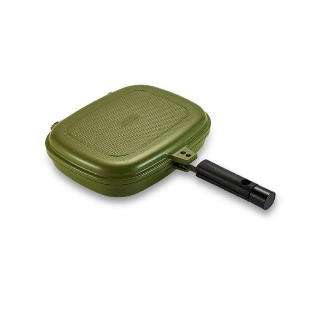 Happycall Compact Double Pan (Detachable) - Jumbo Grill Olive