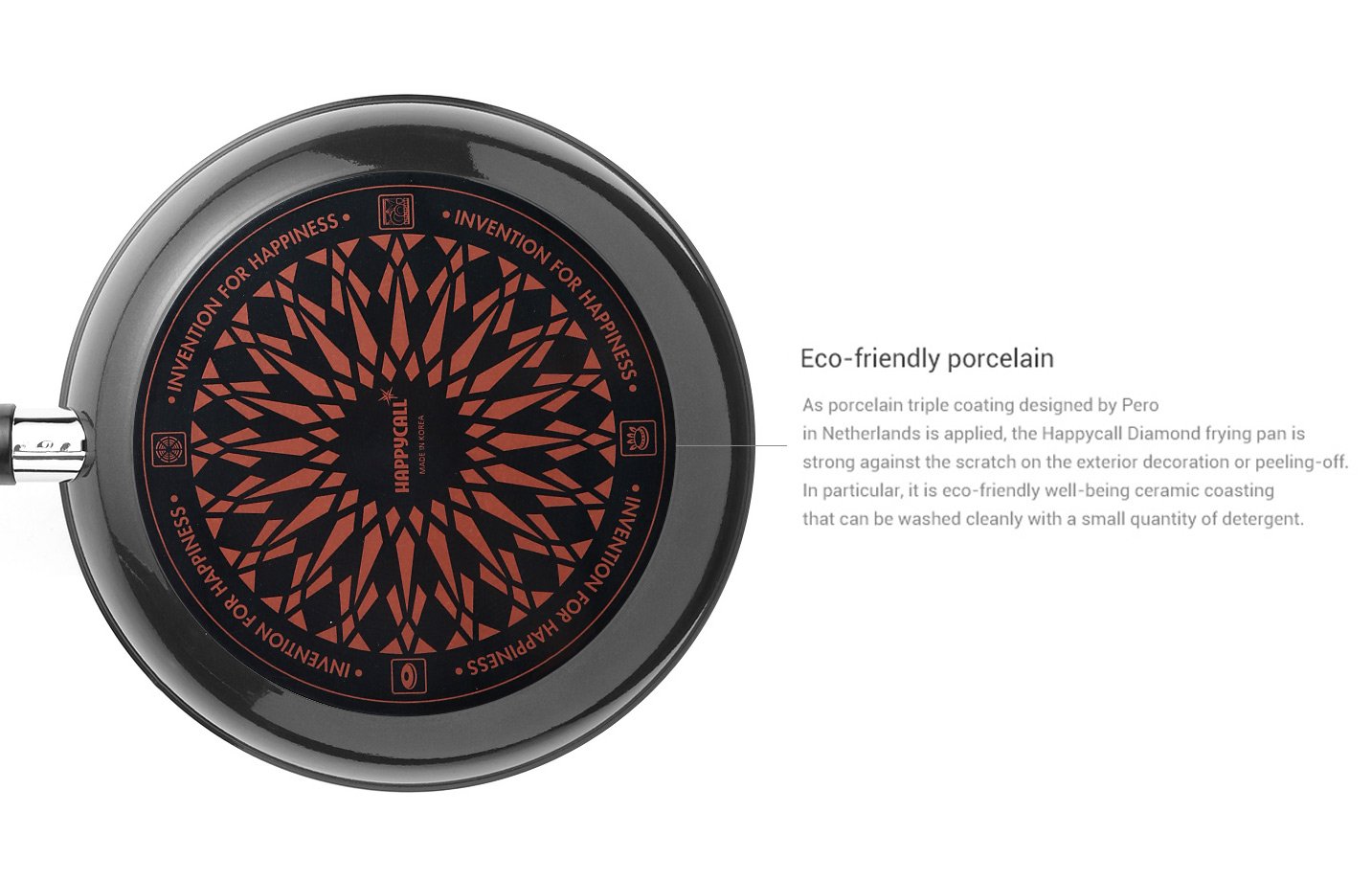Happycall Solar Diamond Frypan - 32cm