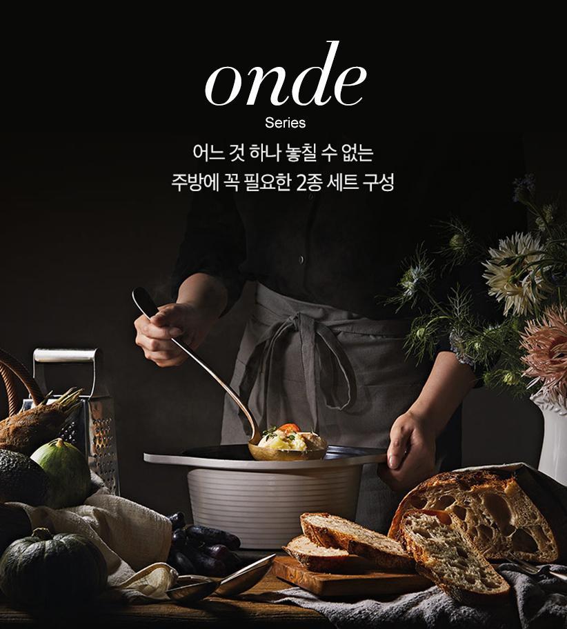 Happycall IH Onde Ceramic Pot - 24cm Low (2.8L) Ocean Green