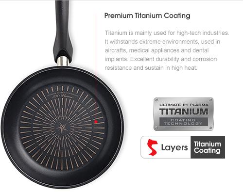Happycall Plasma IH Titanium Frypan - 28cm