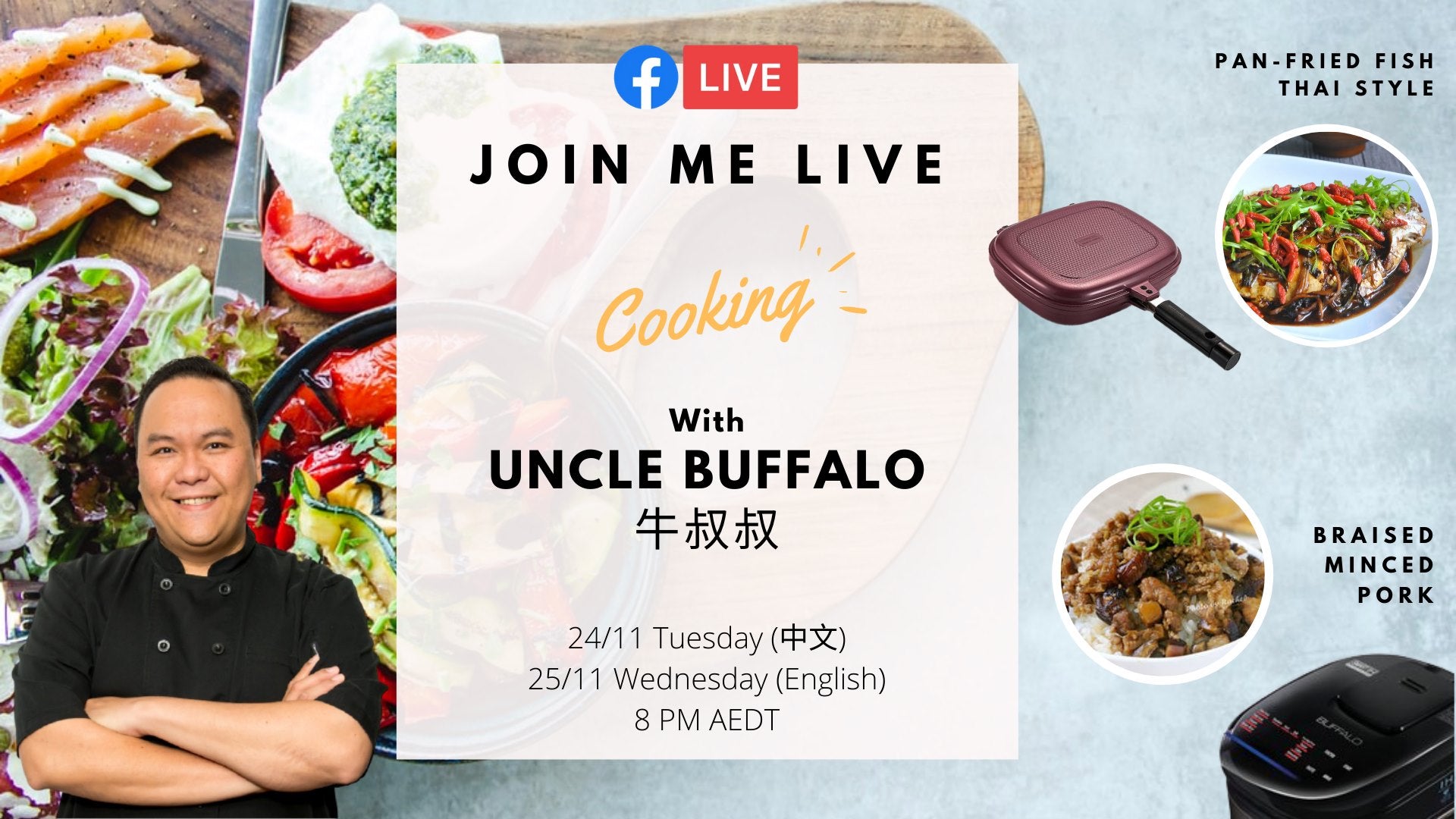 Uncle Buffalo Live Cooking Show 25/11