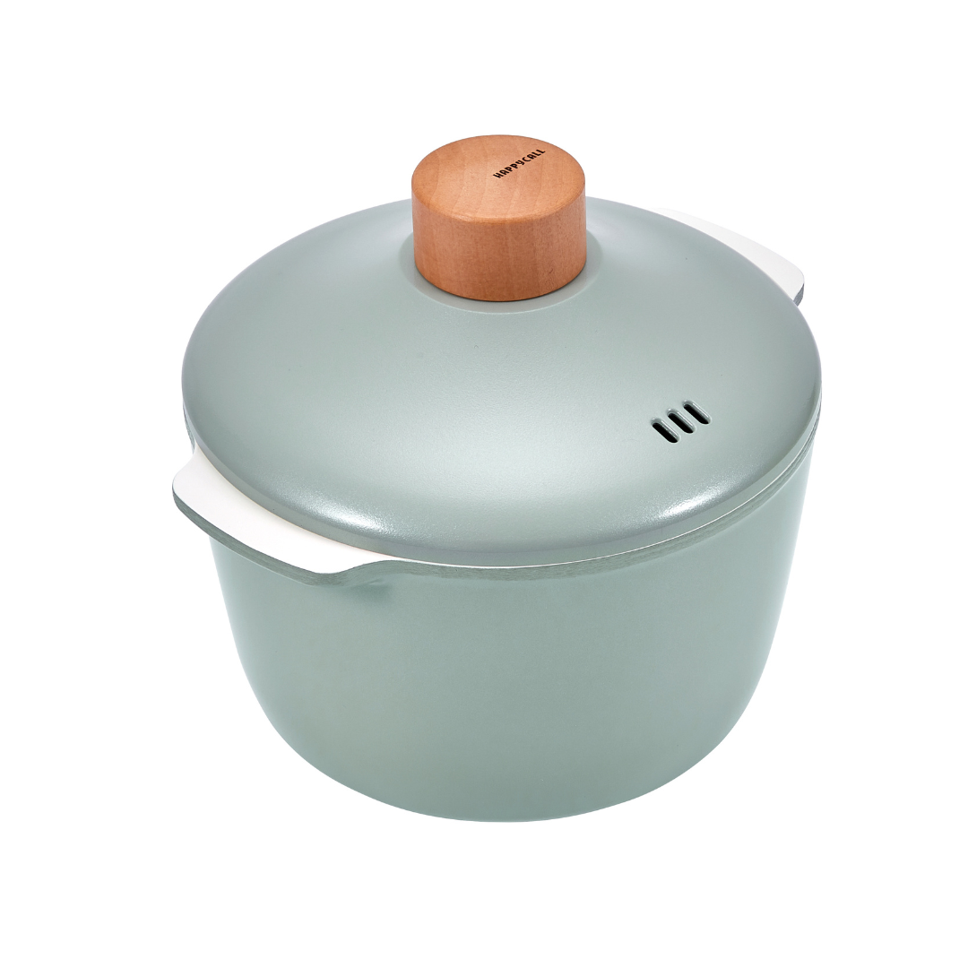 Happycall ZIUM IH Ceramic Non-stick Stock Pot Green 20cm