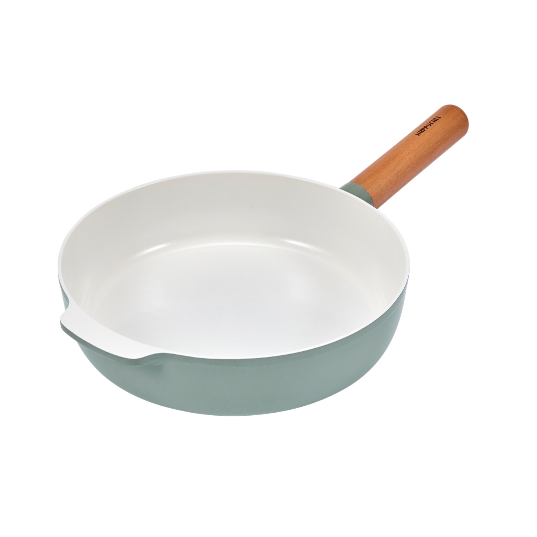 Happycall ZIUM IH Ceramic Cookware Set 24cm Frypan and Casserole