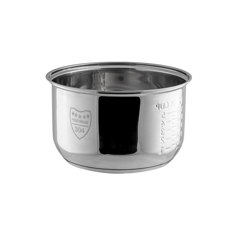 ACook by Buffalo BOILSTEAM Stainless Steel Inner Pot Mini Rice Cooker