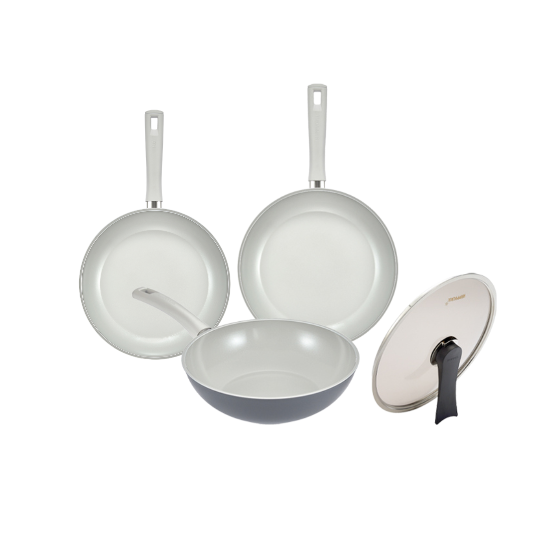 Happycall BlitZ IH Chemical-Free Ceramic 4-Piece Set