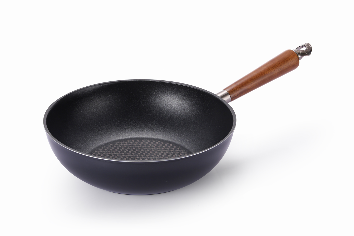 Happycall Crocodile IH Graphene Frypan & Wok Set with Lid- 28cm & 30cm