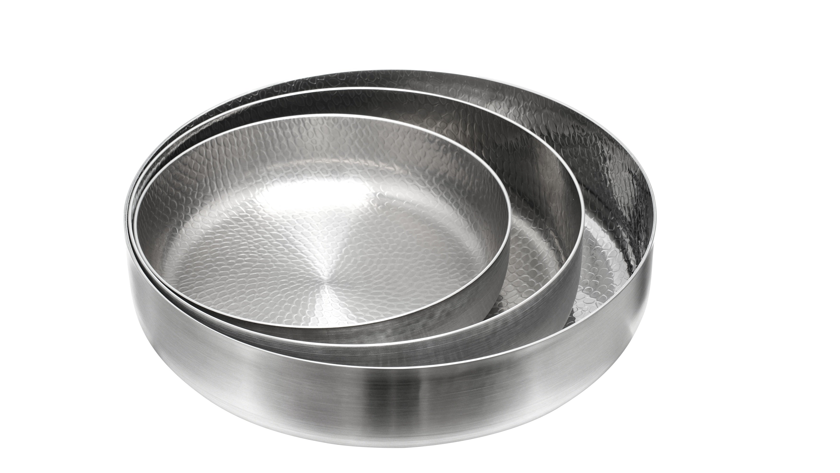 ACook Titanium Frying Pan | Multi-Ply Stainless Steel | 4-Piece Detachable Handle Set