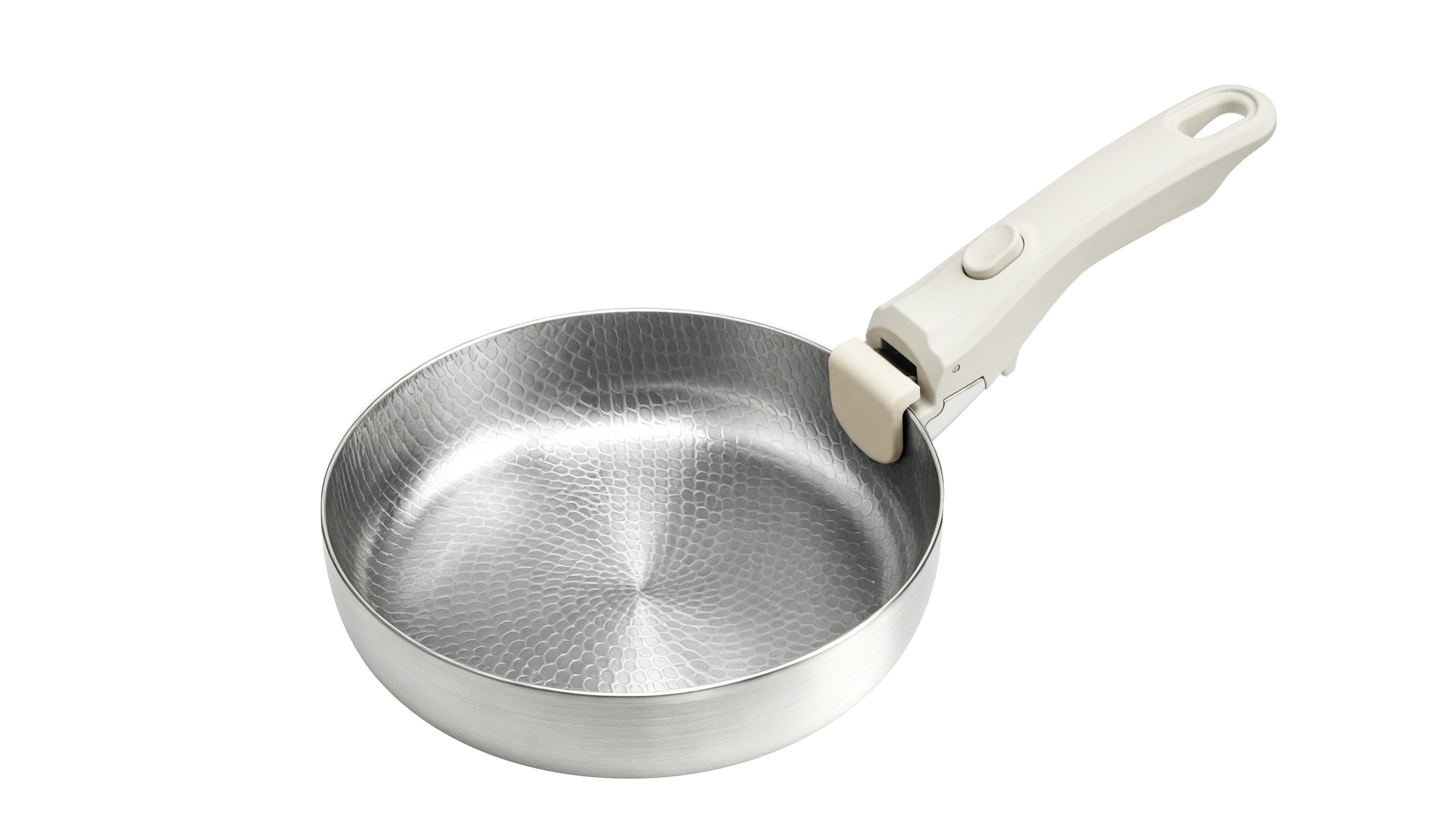 ACook Titanium Frying Pan | Multi-Ply Stainless Steel | 4-Piece Detachable Handle Set