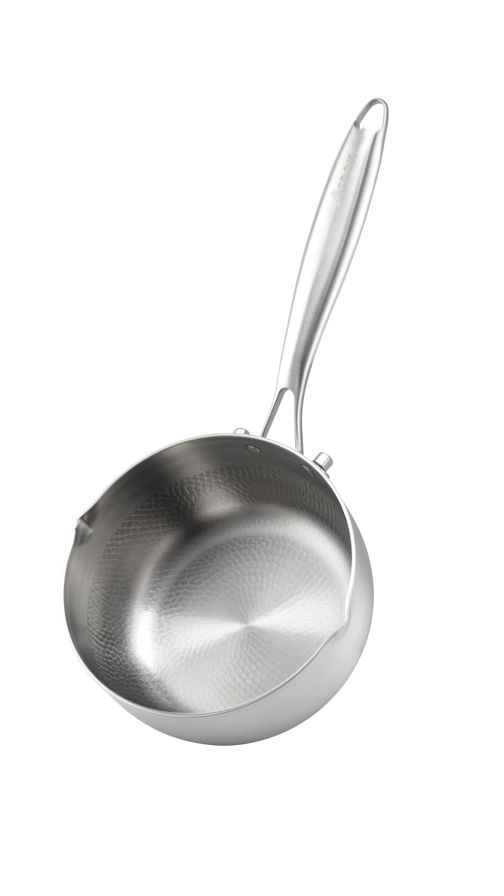 ACook Titanium Saucepan | Multi-Ply Stainless Steel | Uncoated & Easy Wash Saucepan