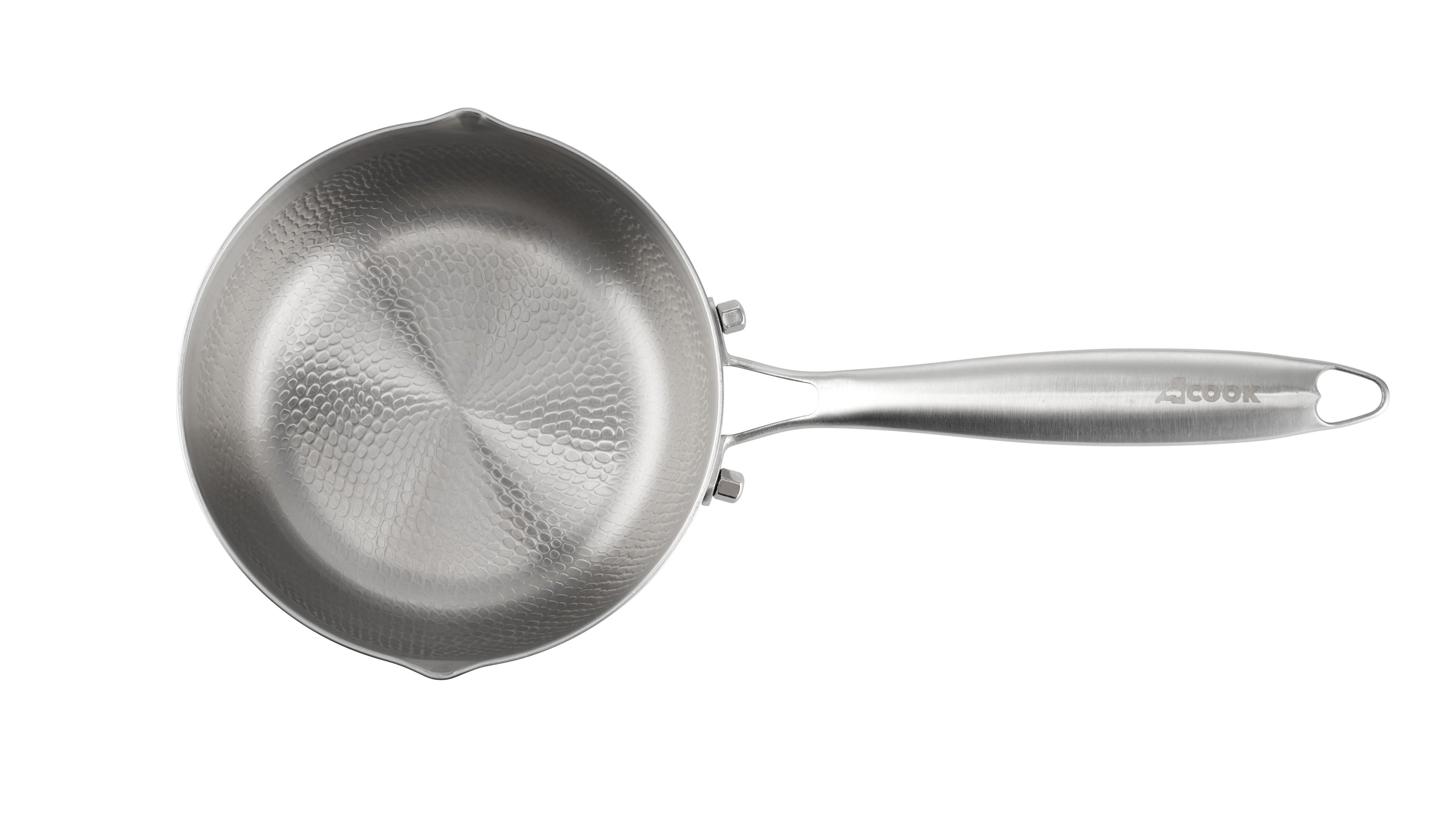 ACook Titanium Saucepan | Multi-Ply Stainless Steel | Uncoated & Easy Wash Saucepan