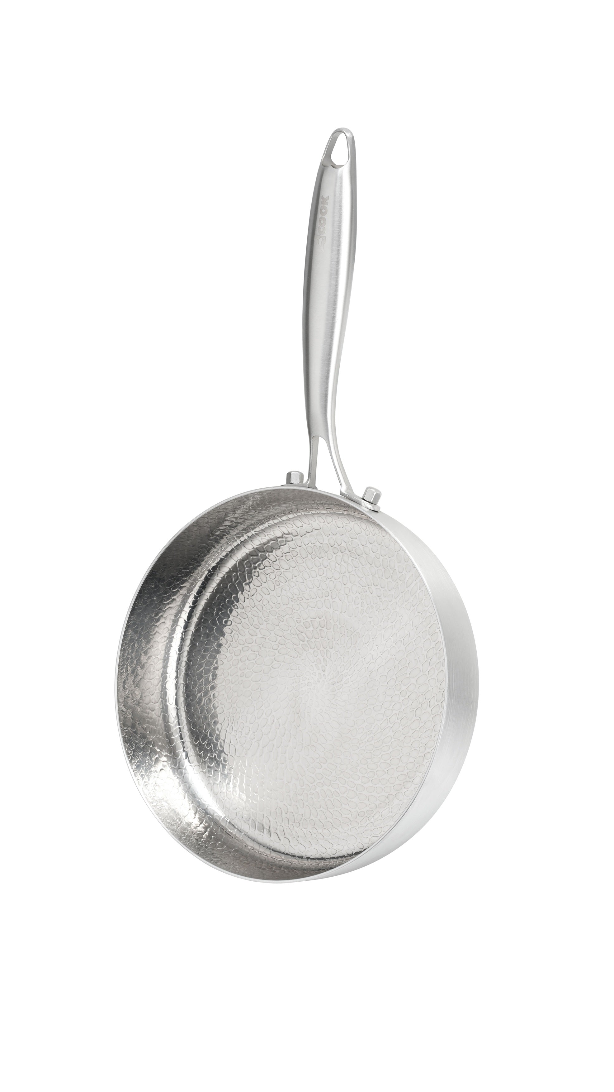 ACook Titanium Frying Pan | Multi-Ply Stainless Steel | Uncoated & Easy Wash Frypan