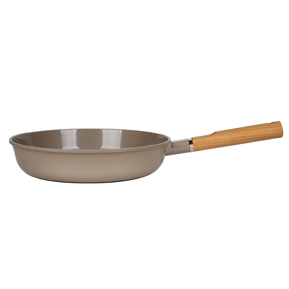 ROICHEN Ceramic IH Frypan 28cm Latte Grey Made in Korea