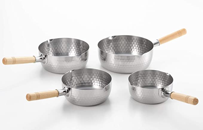 Yoshikawa Stainless Steel Yukihira Saucepan 16 cm