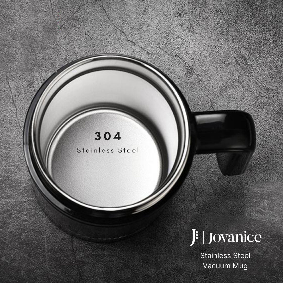 JOVANICE Stainless Steel Vacuum Mug 600ml - GOLD