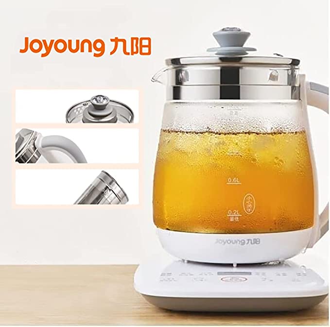 Joyoung Electric Glass Kettle Water Boiler Multiple Cooking Boiling Bottle 1.5L