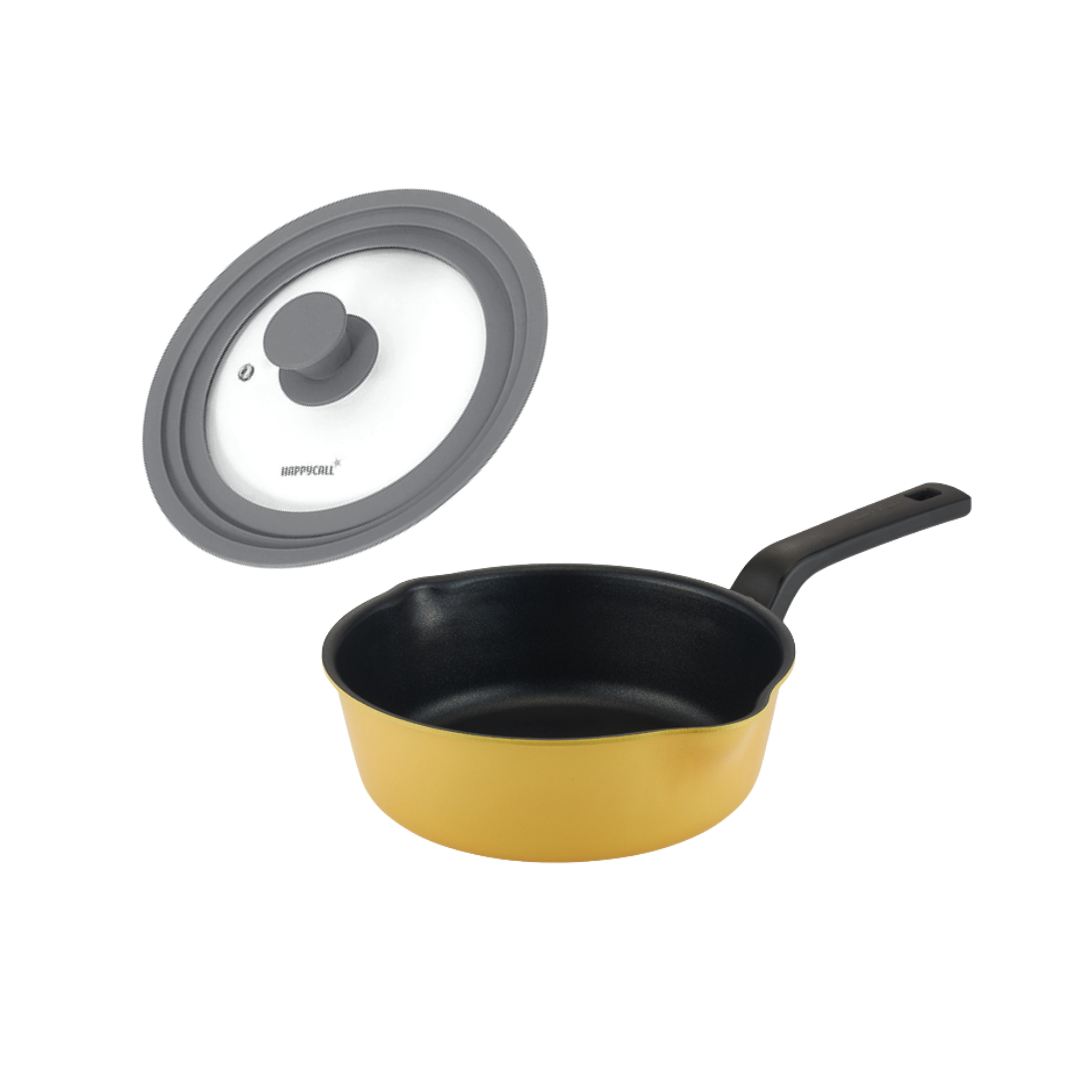 Happycall IH Flex Pan 3 in 1 - 22cm Yellow with lid