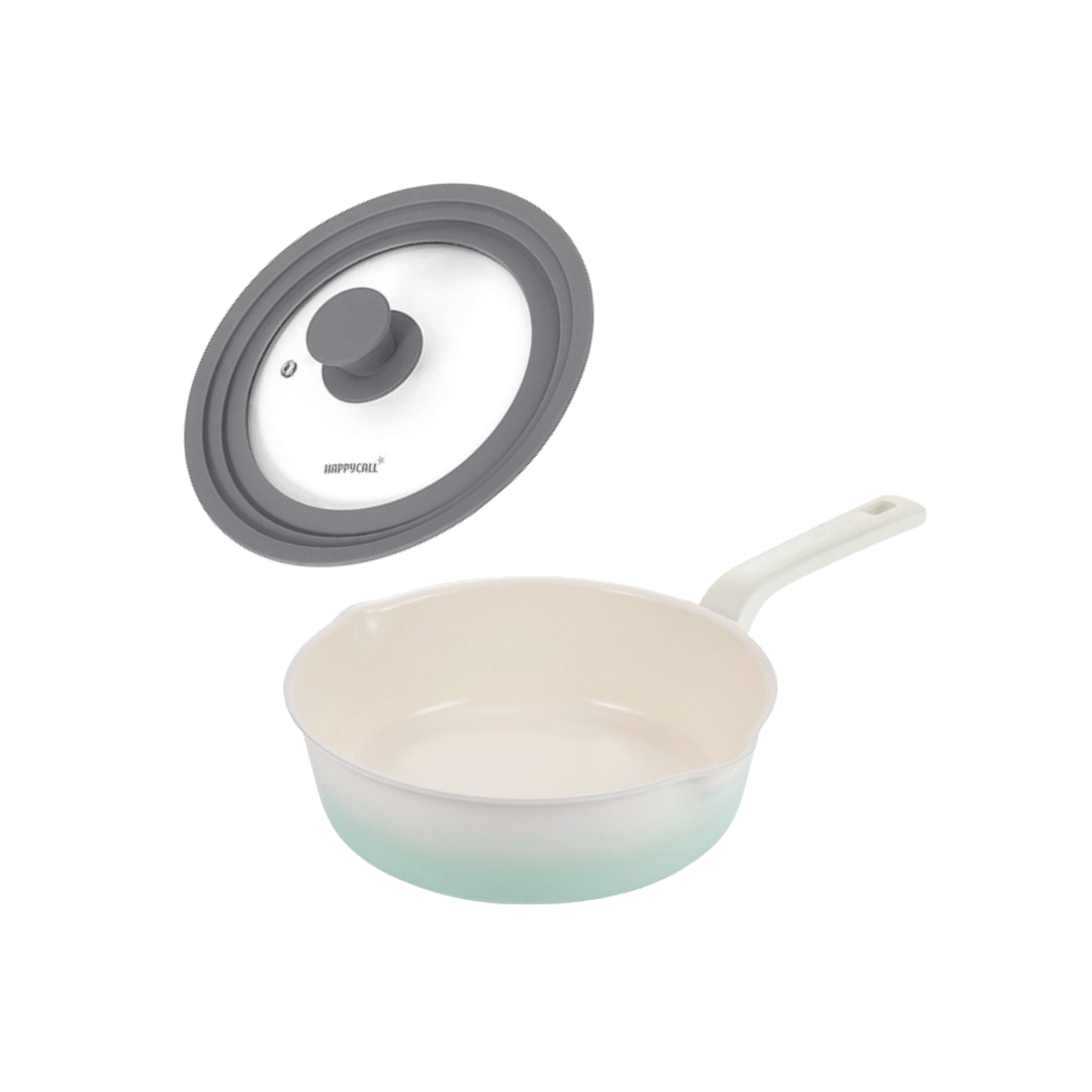 Happycall IH Ceramic Flex Pan 3 in 1 - 22cm Spread Mint with lid