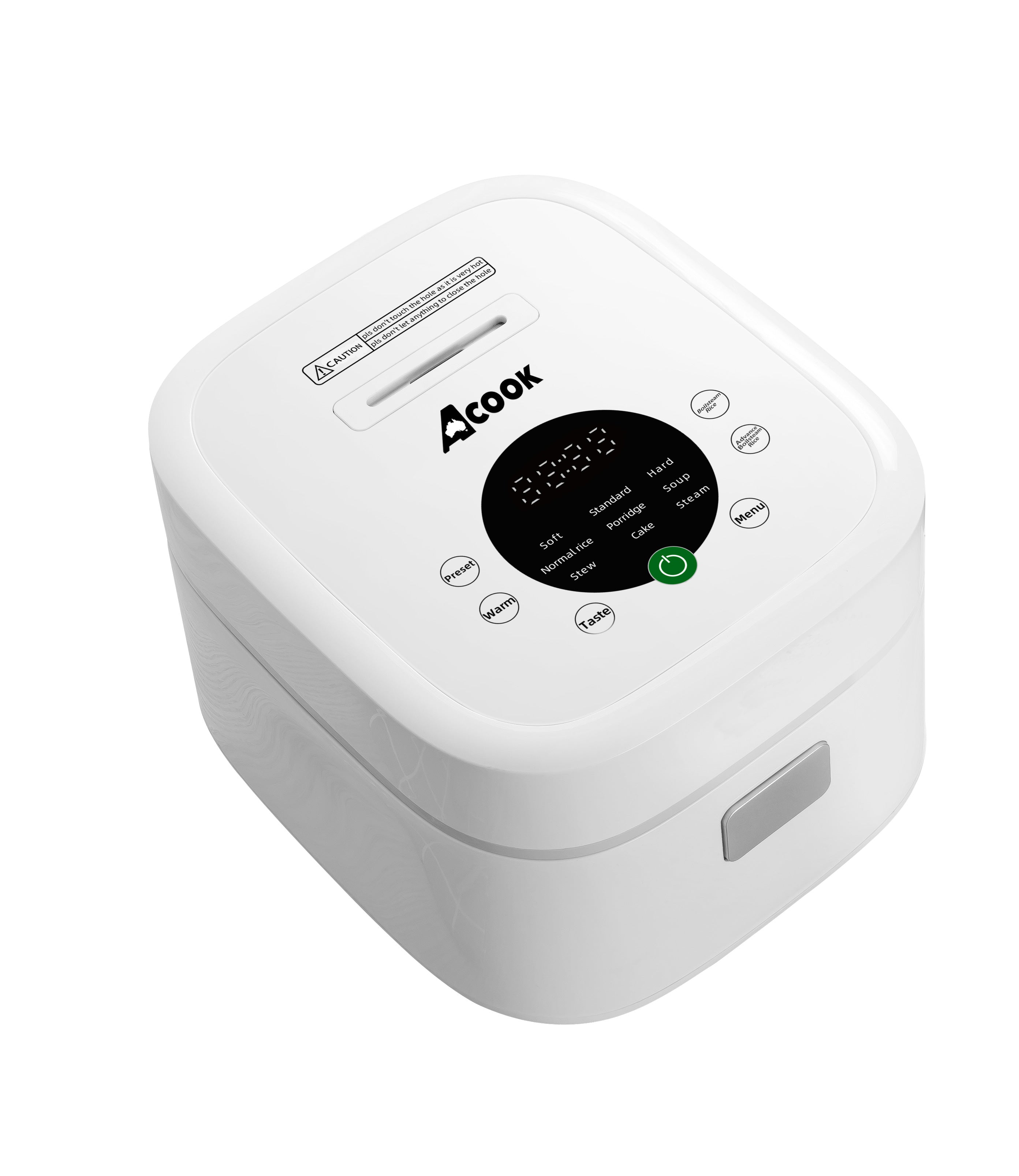 ACook BOILSTEAM 6 Cups Stainless Steel Inner Pot Rice Cooker