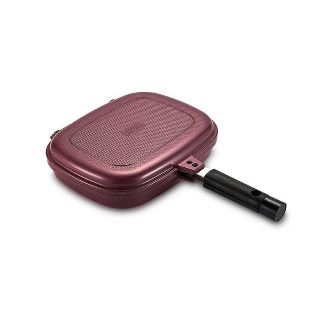 Happycall Compact Double Pan (Detachable) - Jumbo Grill Pink