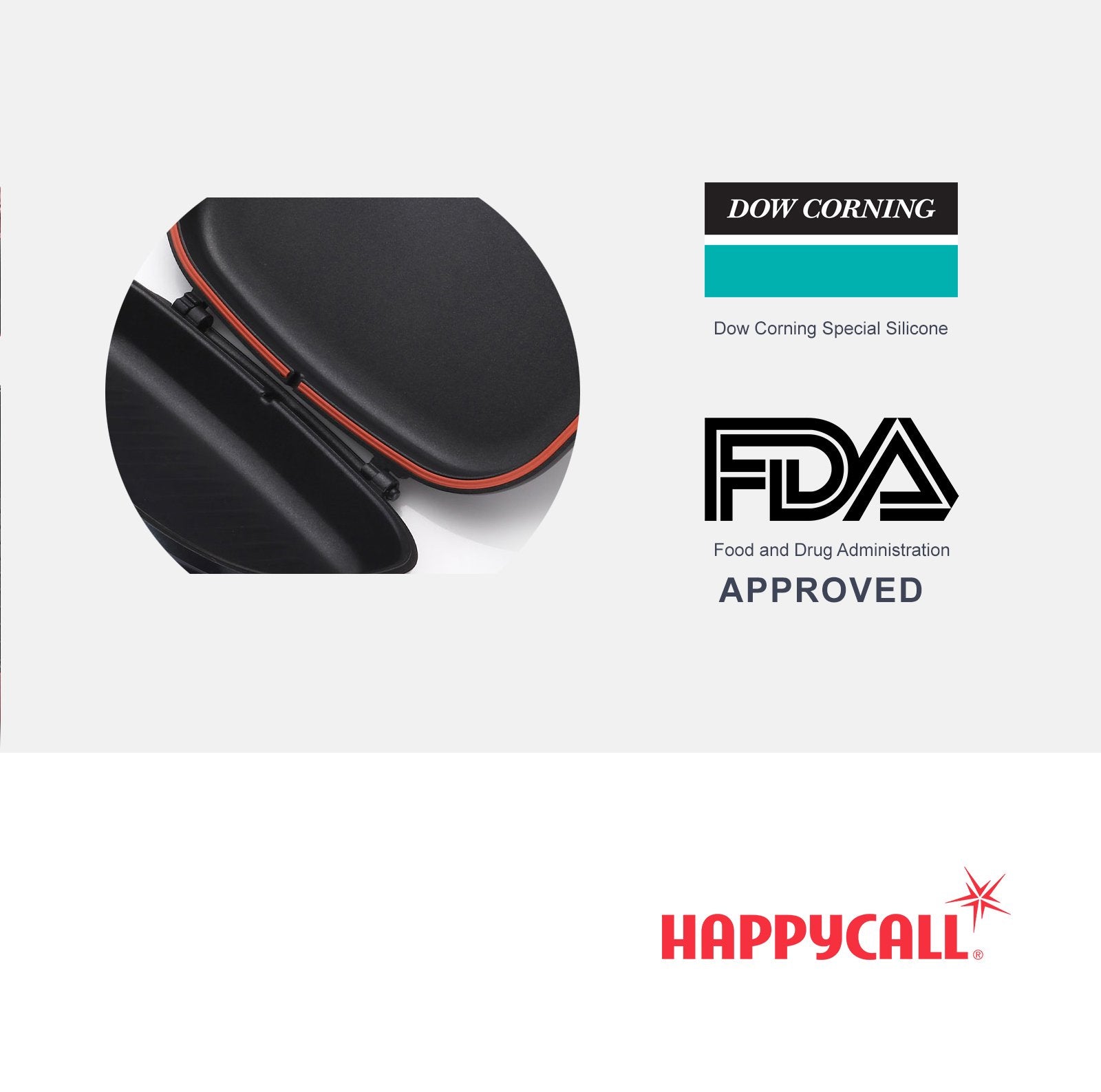 Happycall Compact Double Pan (Detachable) - Standard Pink