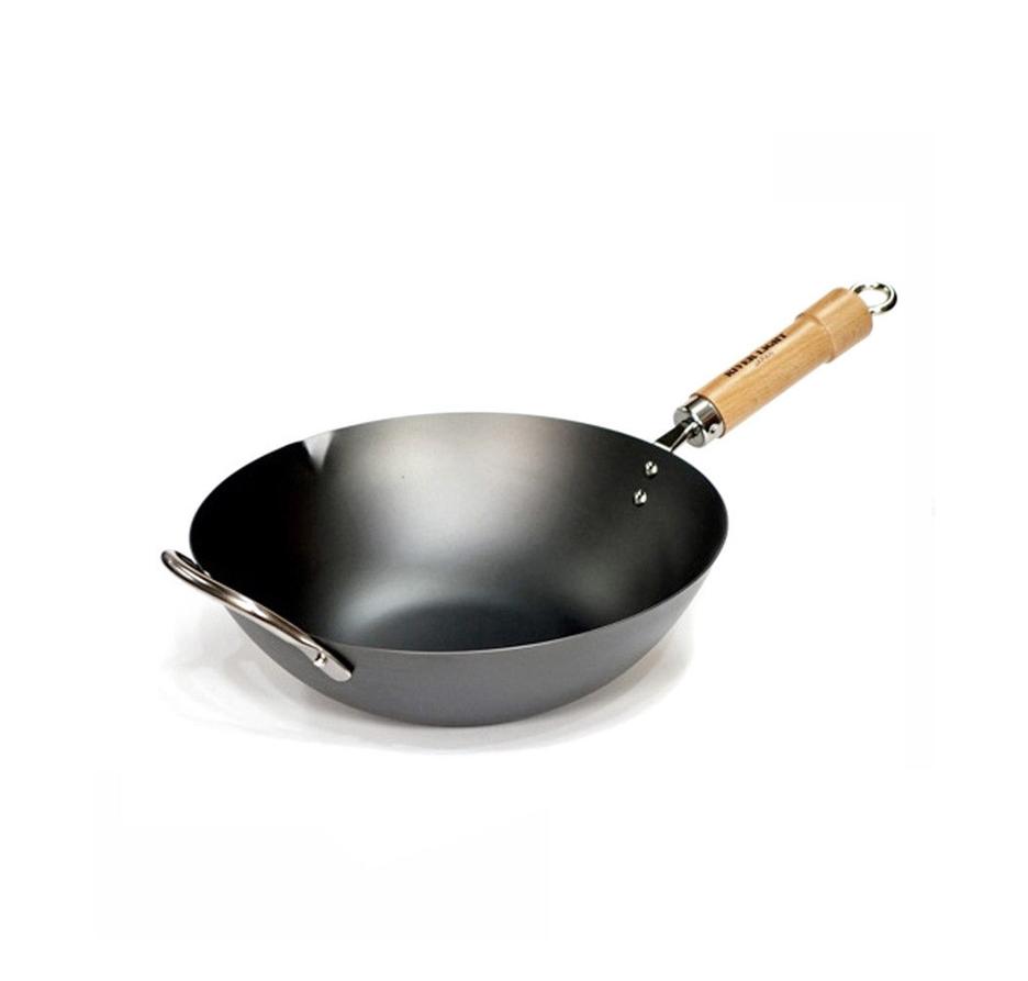 River Light Kiwame Premium Japan Iron Peking Wok 33cm