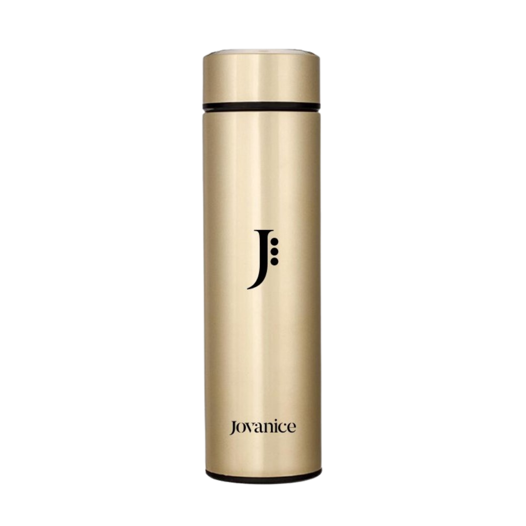 JOVANICE Stainless Steel Vacuum Flask 480ml - GOLD