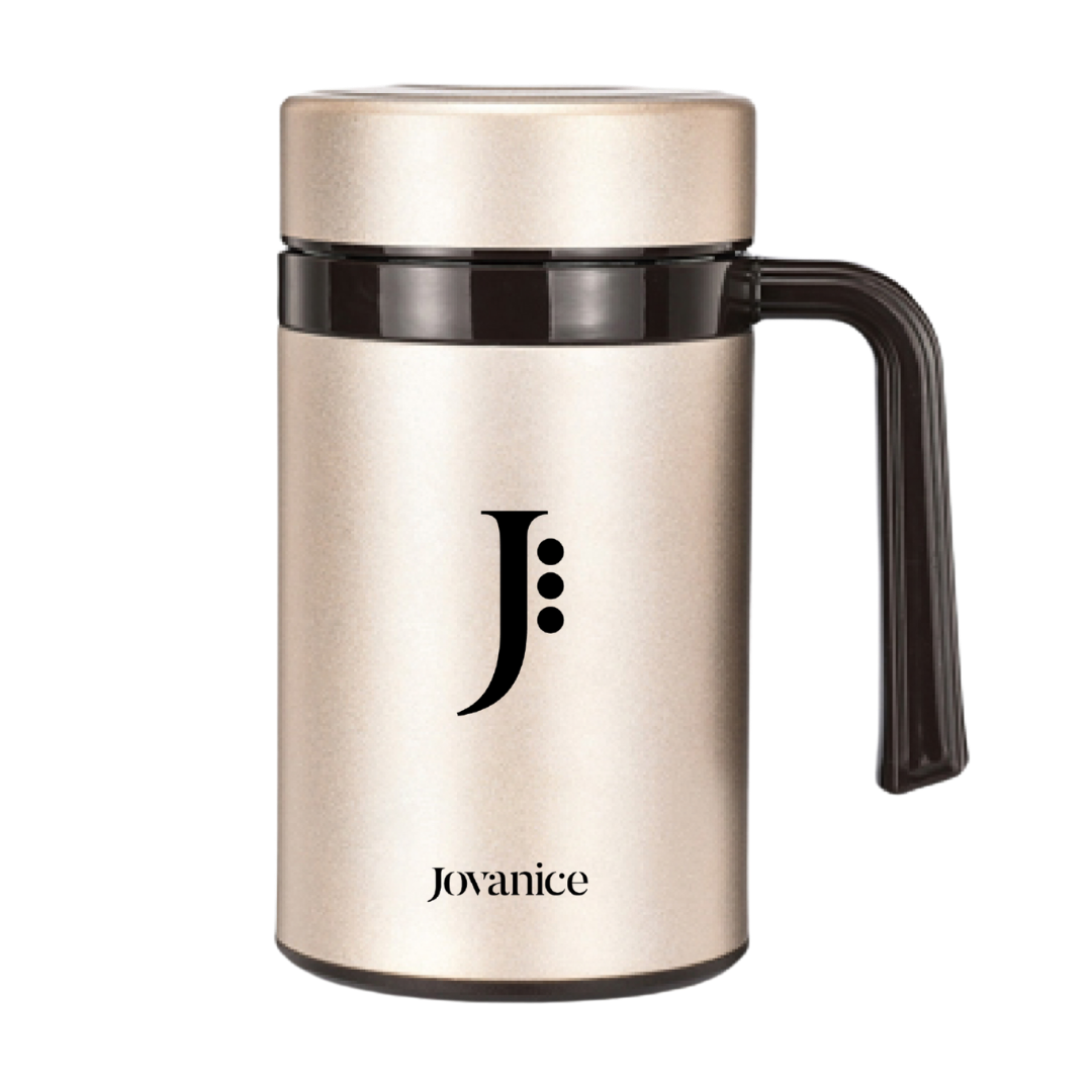 JOVANICE Stainless Steel Vacuum Mug 600ml - GOLD