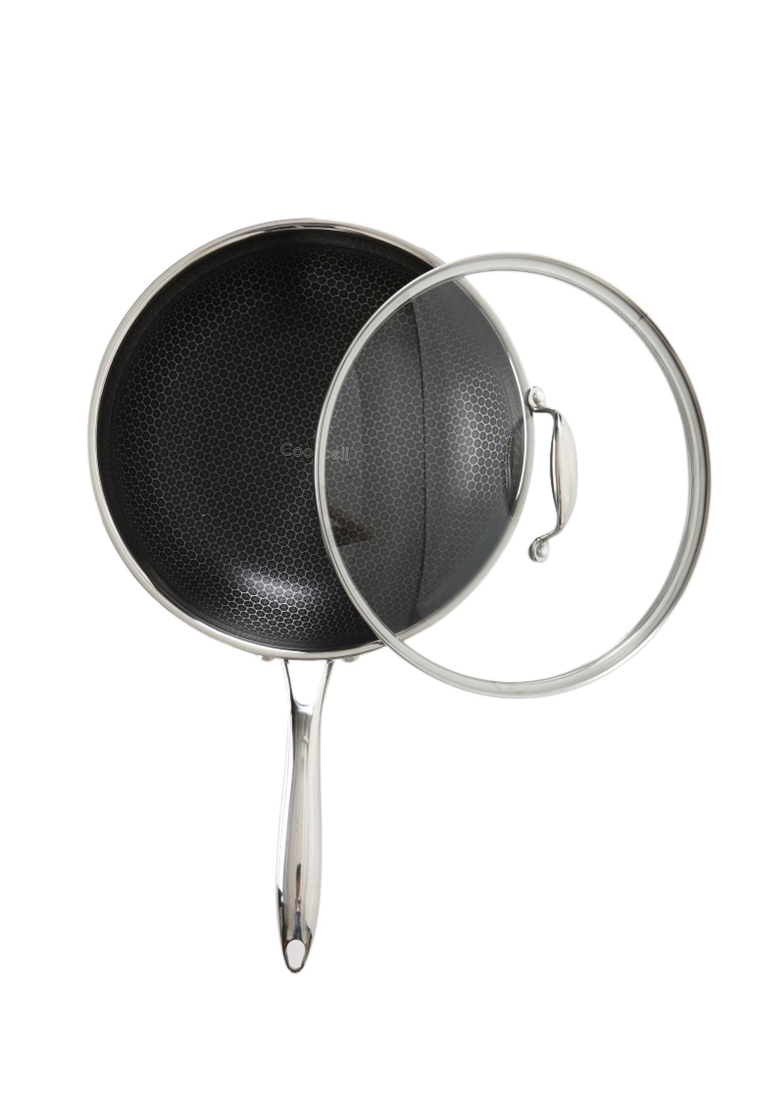 COOKCELL Stainless Steel Non-stick Hybrid Wok 28cm