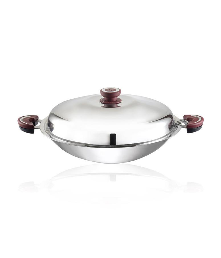 Buffalo Function Series 35cm Flat Bottom Wok