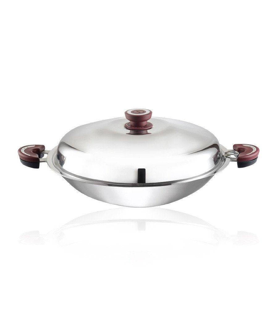 Buffalo Function Series 38cm Flat Bottom Wok