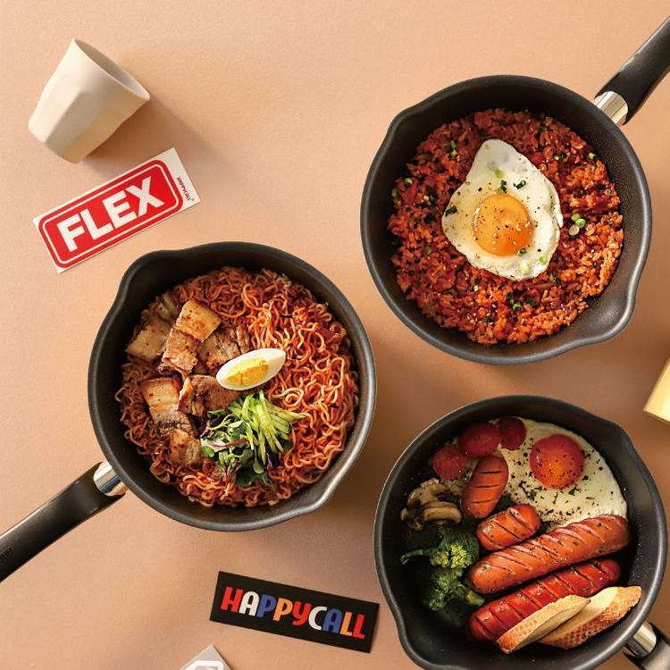 Happycall IH Flex Pan 3 in 1 - 22cm Black with lid