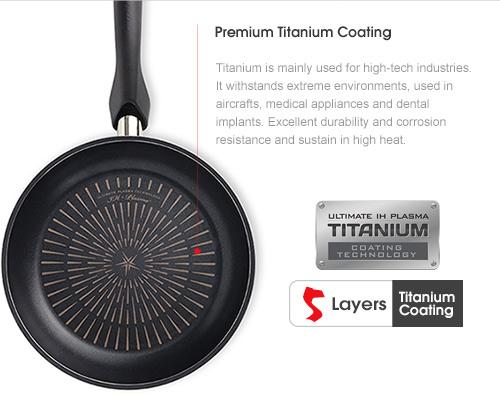 Happycall Plasma IH Titanium Frypan - 32cm