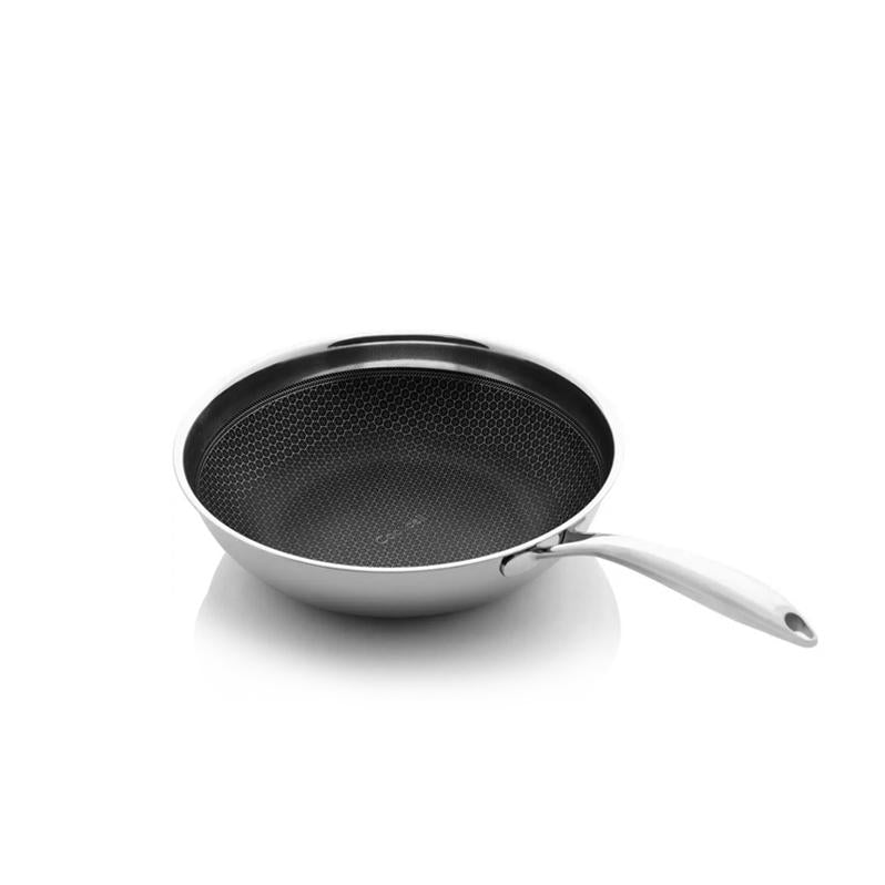 COOKCELL Stainless Steel Non-stick Hybrid Wok 28cm